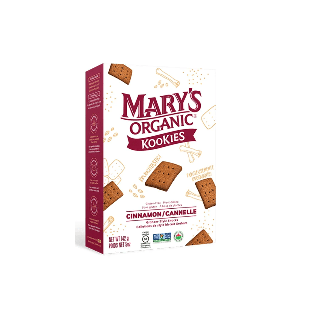 MARY'S ORGANIC Épicerie Biscuits graham à la cannelle bio 142g