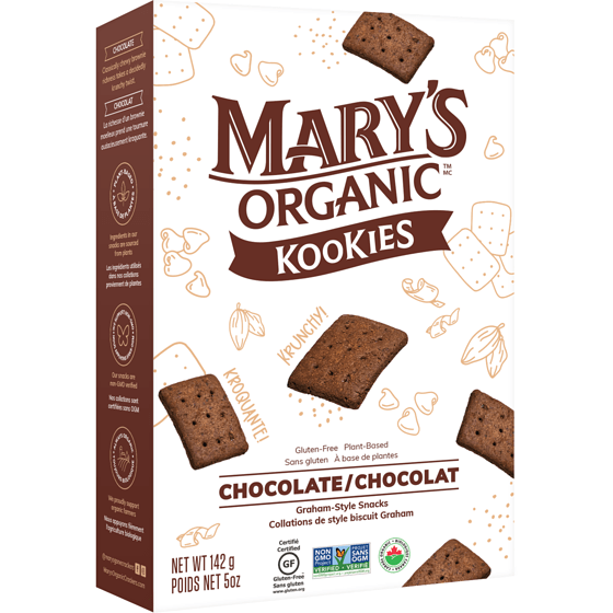 MARY'S ORGANIC Épicerie Biscuits graham au chocolat bio 142g
