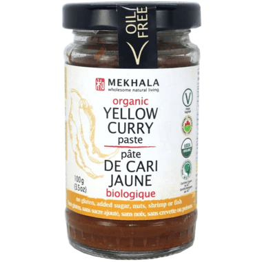 MEKHALA Épicerie Pâte de cari jaune bio 100g