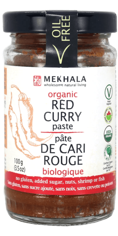 MEKHALA Épicerie Pâte de cari rouge bio 100g