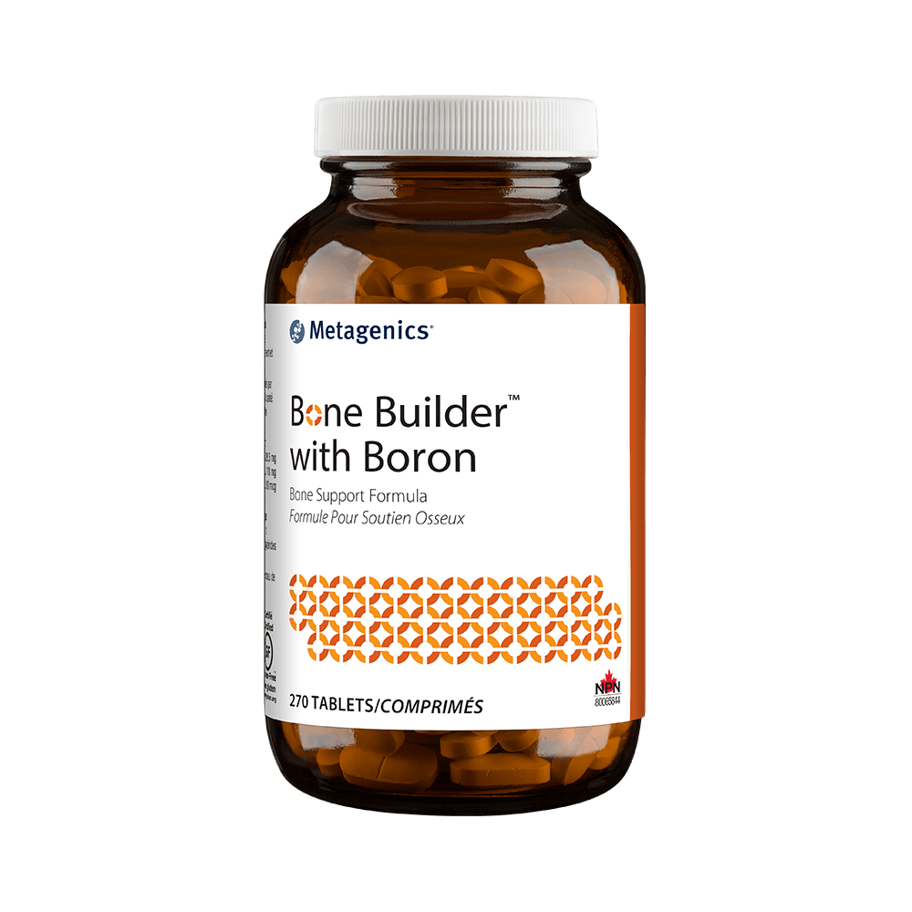 METAGENICS Suppléments Bone builder with baron  270comp
DATE DE PÉREMPTION : 31 OCTOBRE 2026