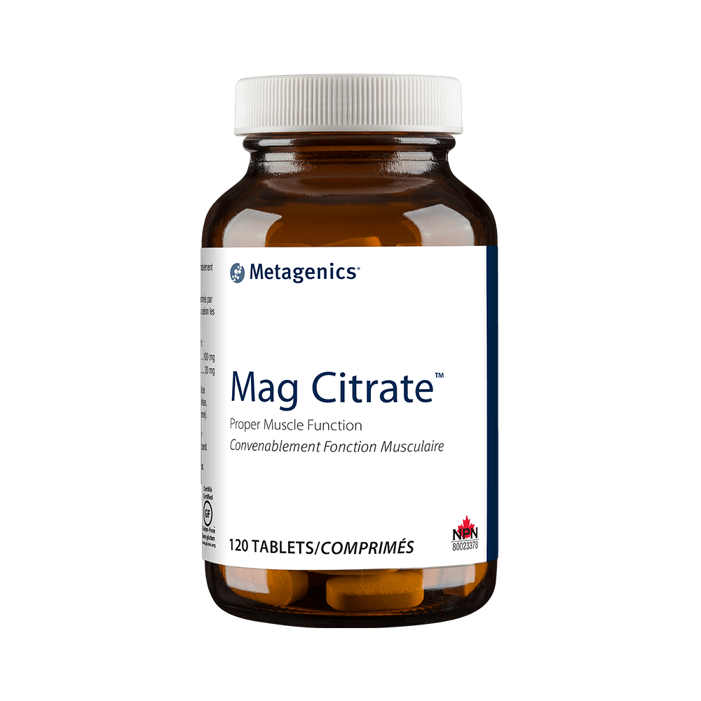 METAGENICS Suppléments Mag citrate  120comp