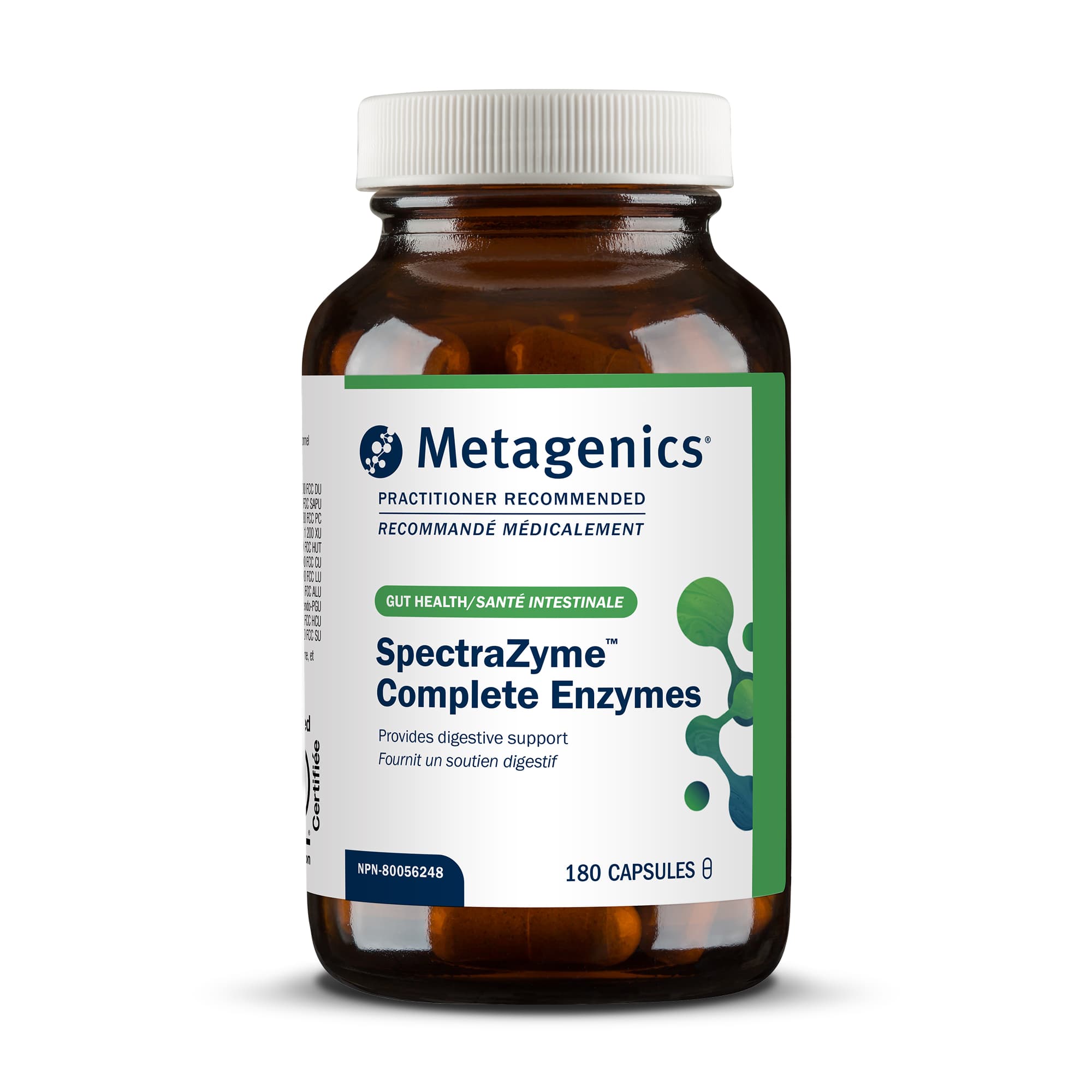 METAGENICS Suppléments Spectrazyme complete 180caps