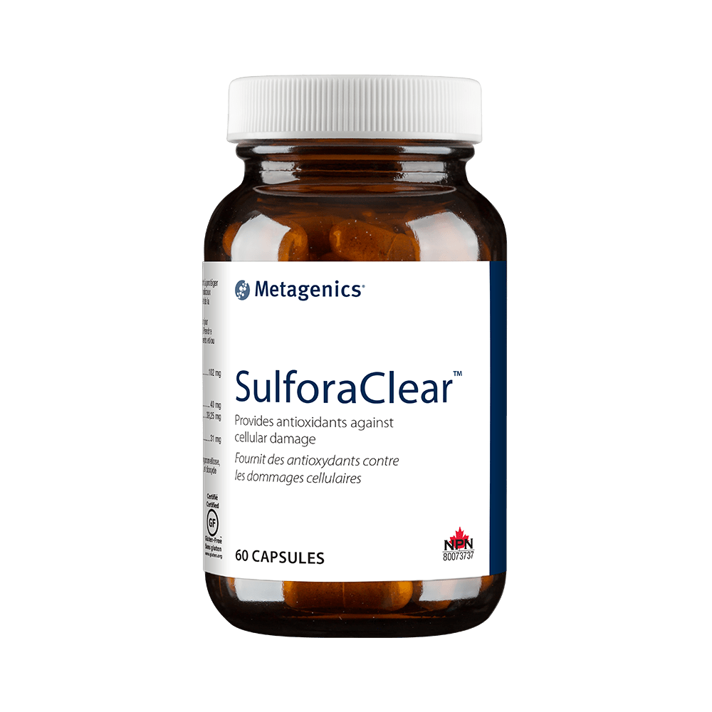 METAGENICS Suppléments SulforaClear  60caps