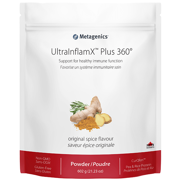 METAGENICS Suppléments UltrainflamX plus 360 (arôme épice original) 602g