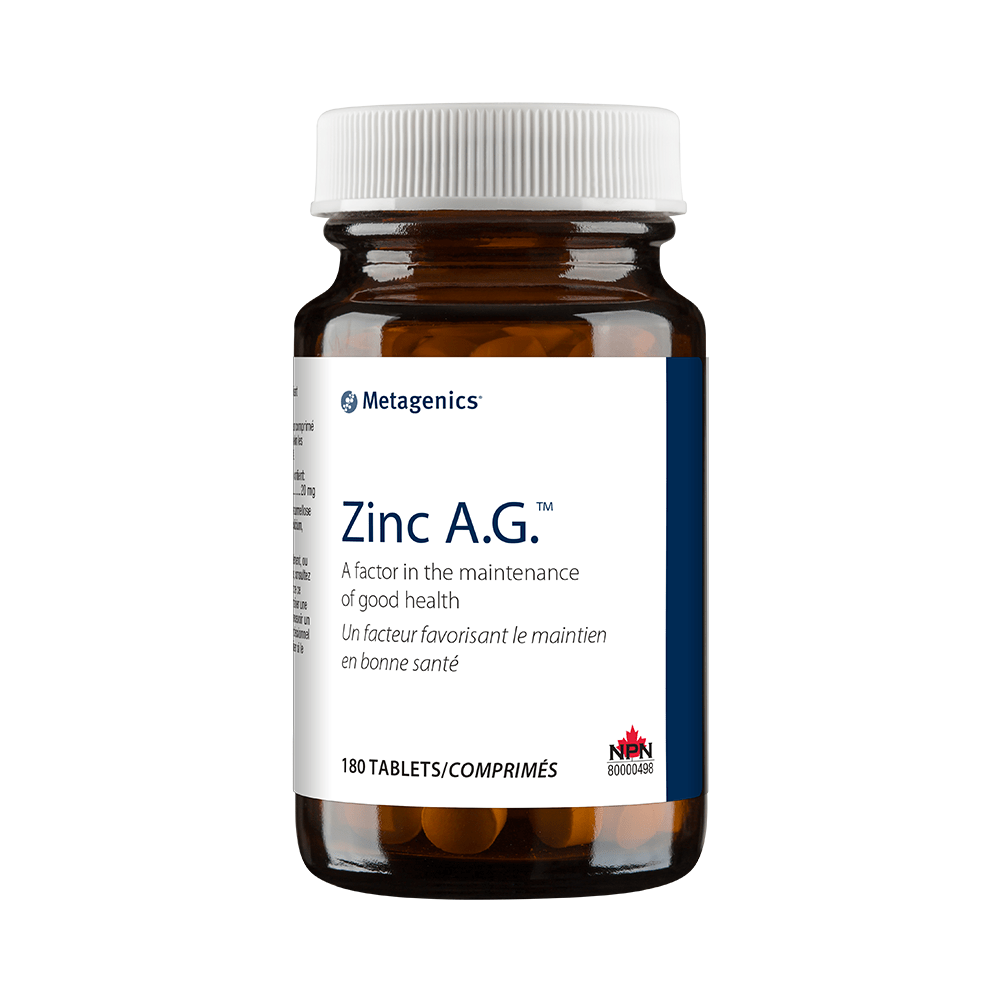 METAGENICS Suppléments Zinc A.G  180comp