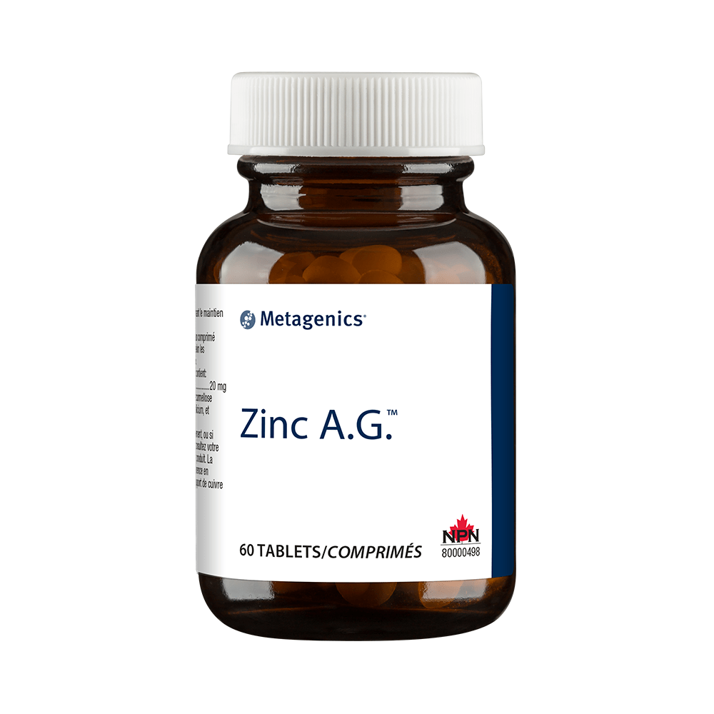 METAGENICS Suppléments Zinc A.G  60comp