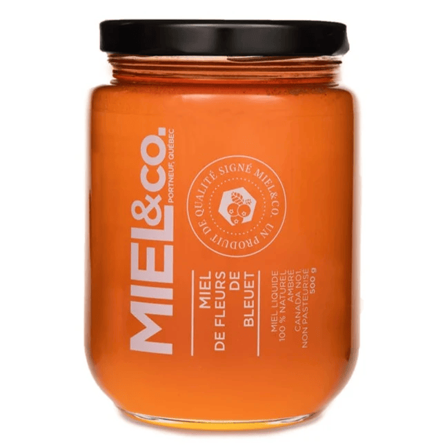 MIEL ET CO Épicerie Miel de fleurs de bleuet 500g