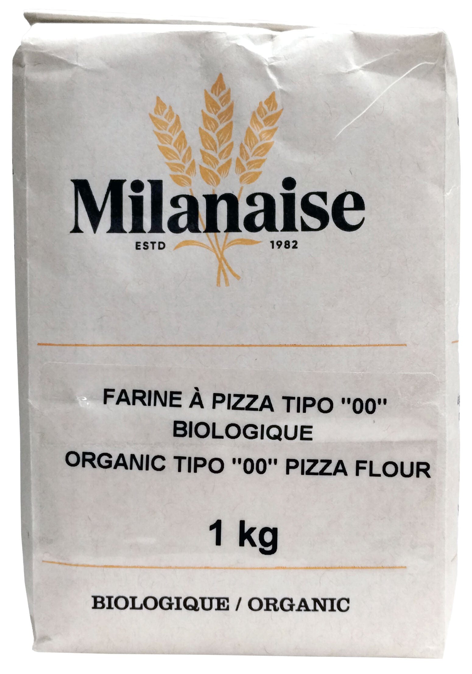 MILANAISE Épicerie Farine à pizza tipo ``00`` bio 1kg