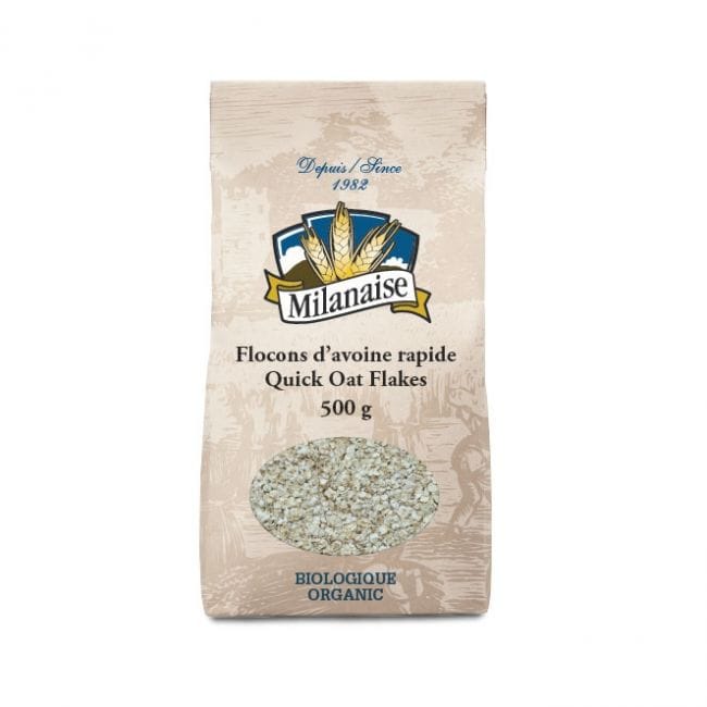 MILANAISE Épicerie Flocons d'avoine biologiques 500g