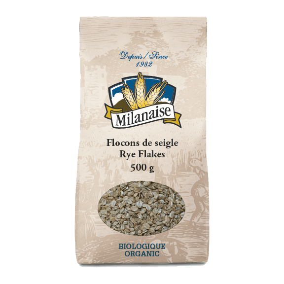 MILANAISE Épicerie Flocons de seigle bio 500g