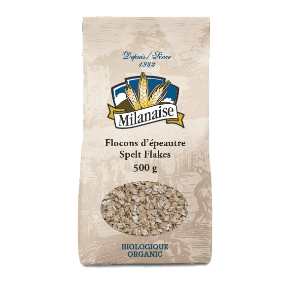 MILANAISE Épicerie Flocons épeautre bio 500g