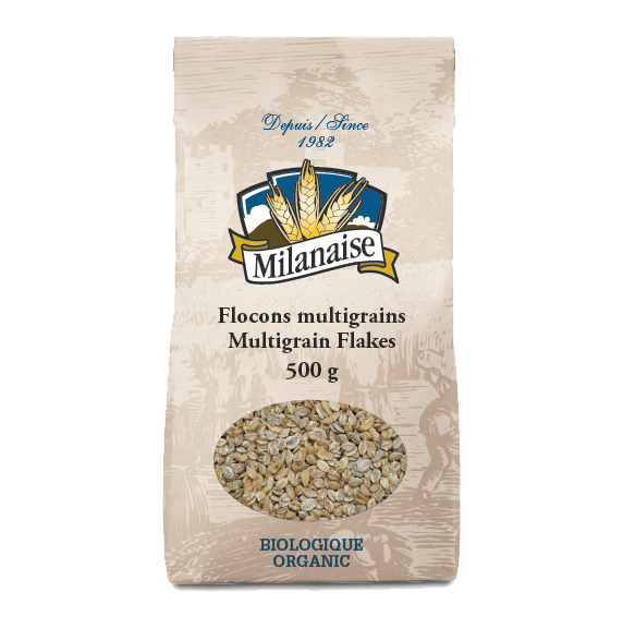 MILANAISE Épicerie Flocons multigrains biologiques 500g