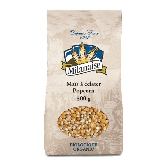 MILANAISE Épicerie Maïs à éclater biologique 500g