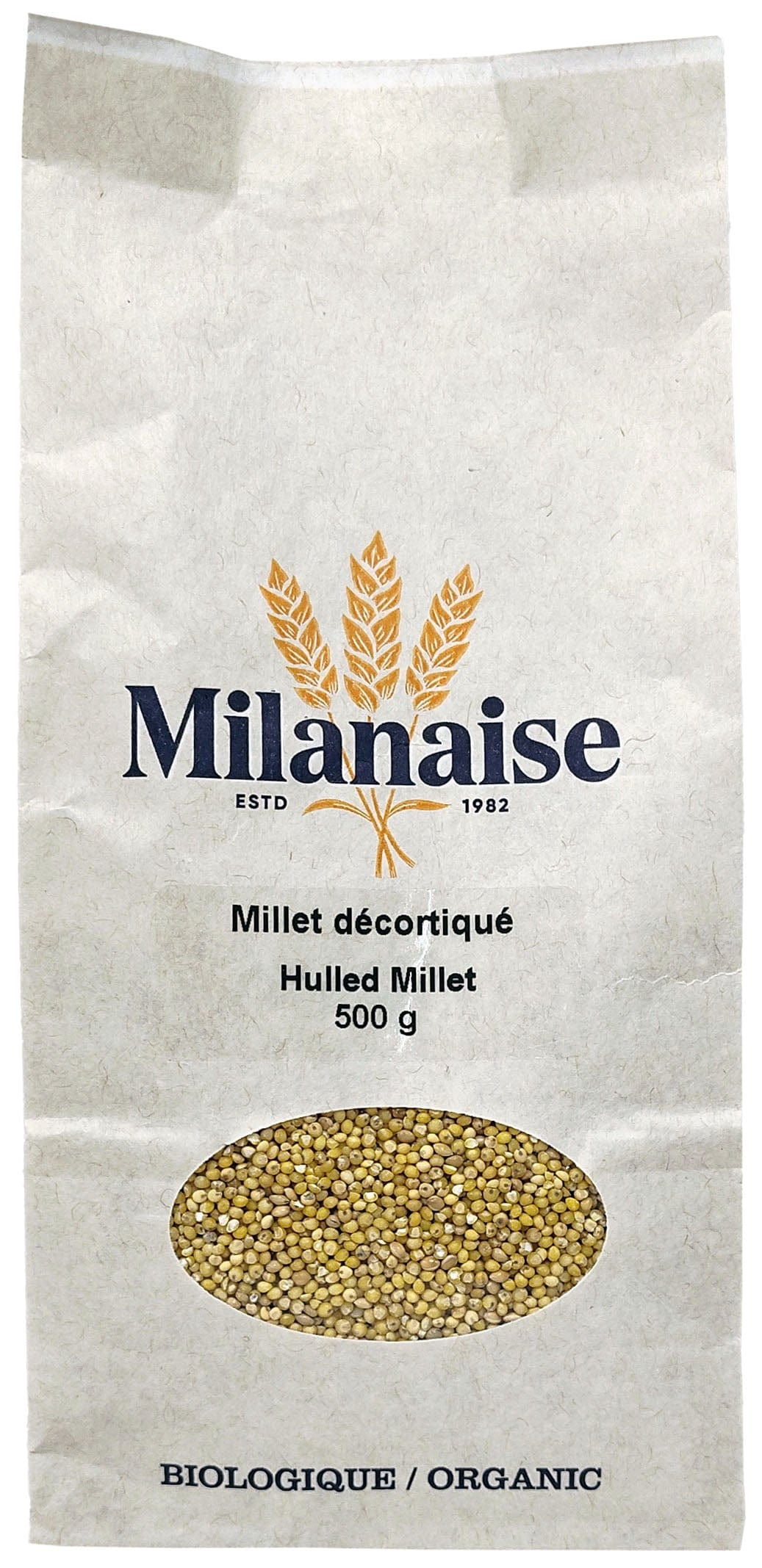 MILANAISE Épicerie Millet décortiqué bio 500g