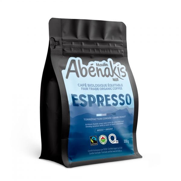 MOULIN AUX ABÉNAKIS Épicerie Café expresso bio 200g