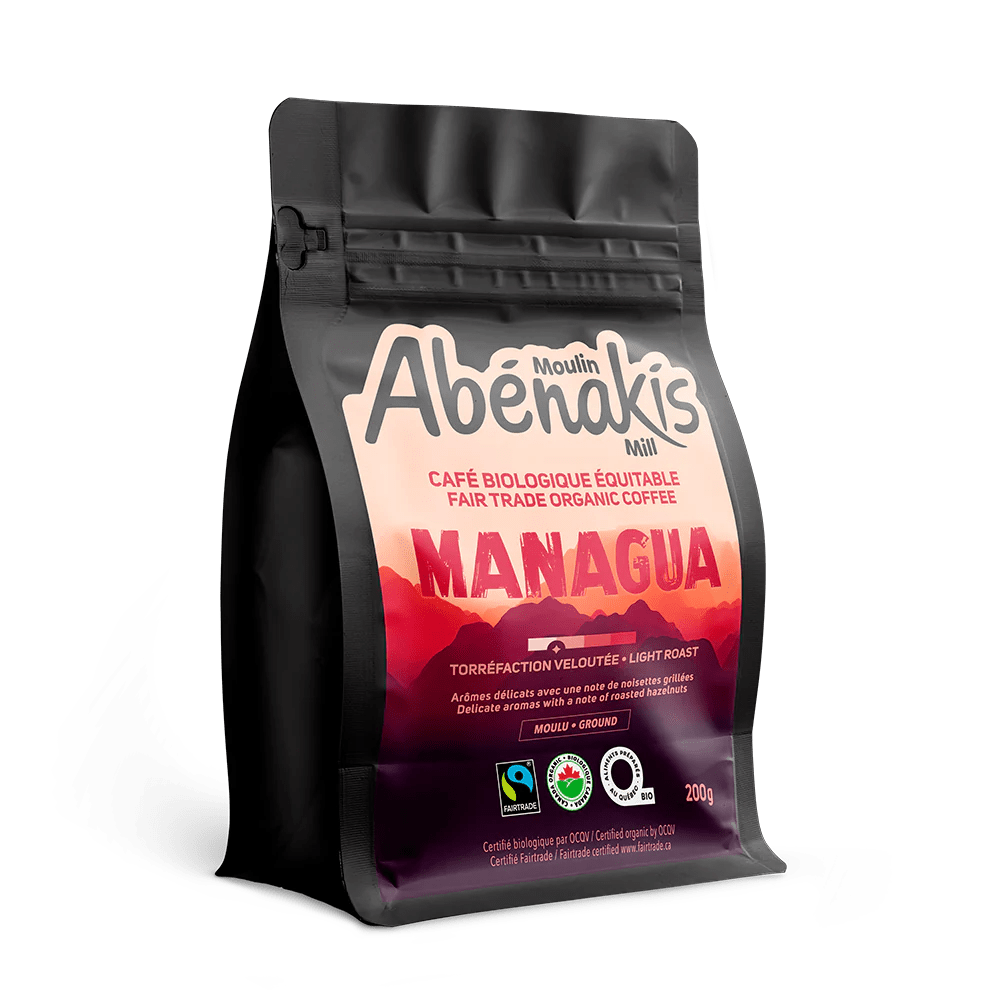 MOULIN AUX ABÉNAKIS Épicerie Café velouté moulu Managua bio 200g