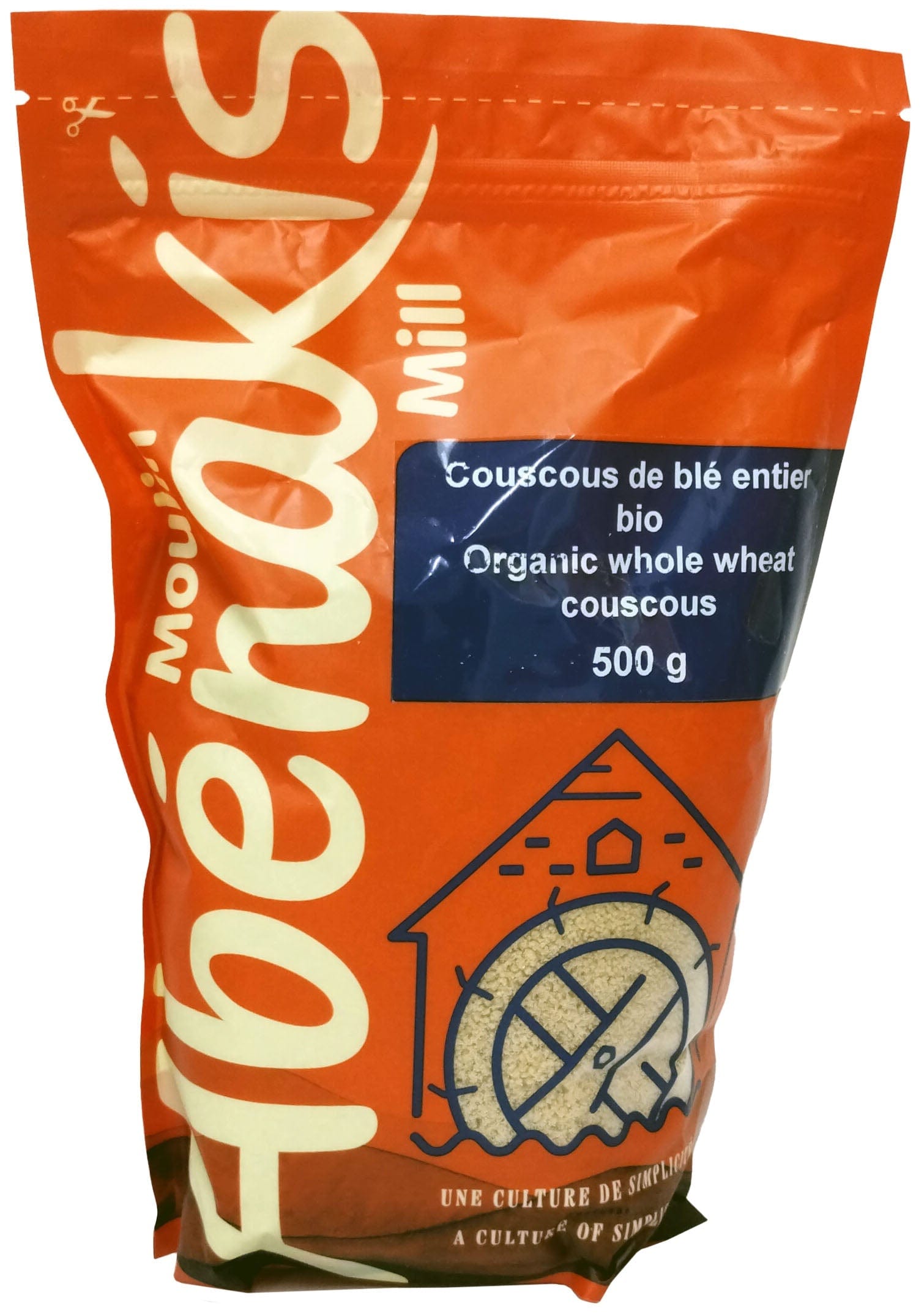 MOULIN AUX ABÉNAKIS Épicerie Couscous de blé bio 500g