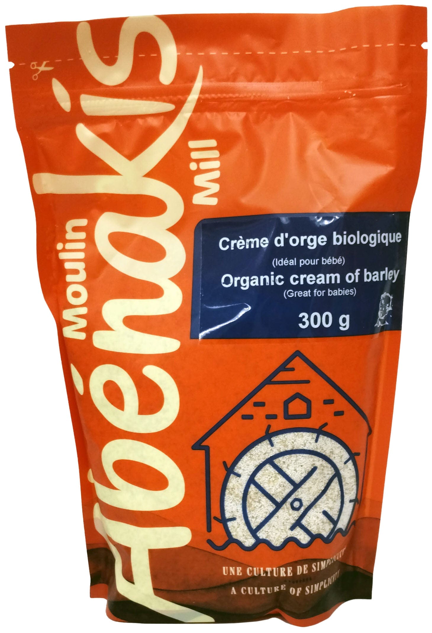 MOULIN AUX ABÉNAKIS Épicerie Crème d'orge bio 300g