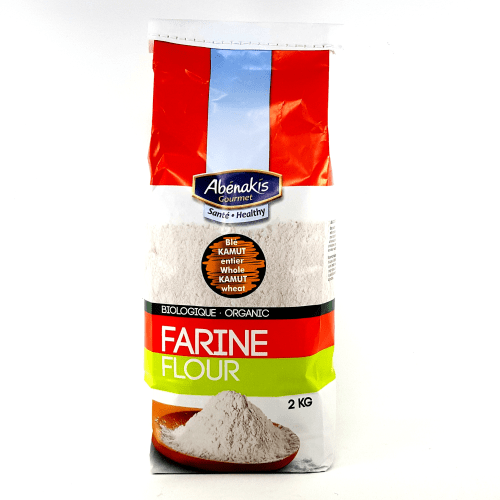 MOULIN AUX ABÉNAKIS Épicerie Farine de blé de kamut entier biologique 2kg