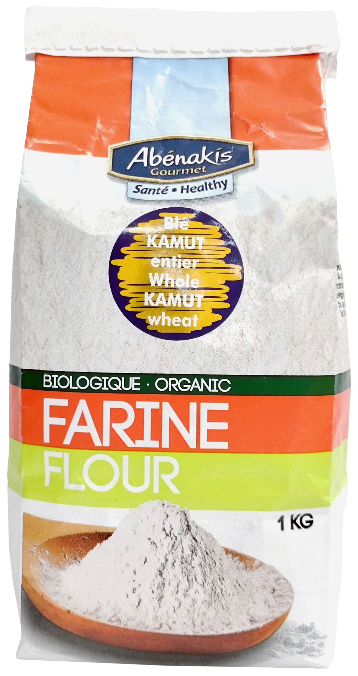 MOULIN AUX ABÉNAKIS Épicerie Farine de kamut biologique 1kg