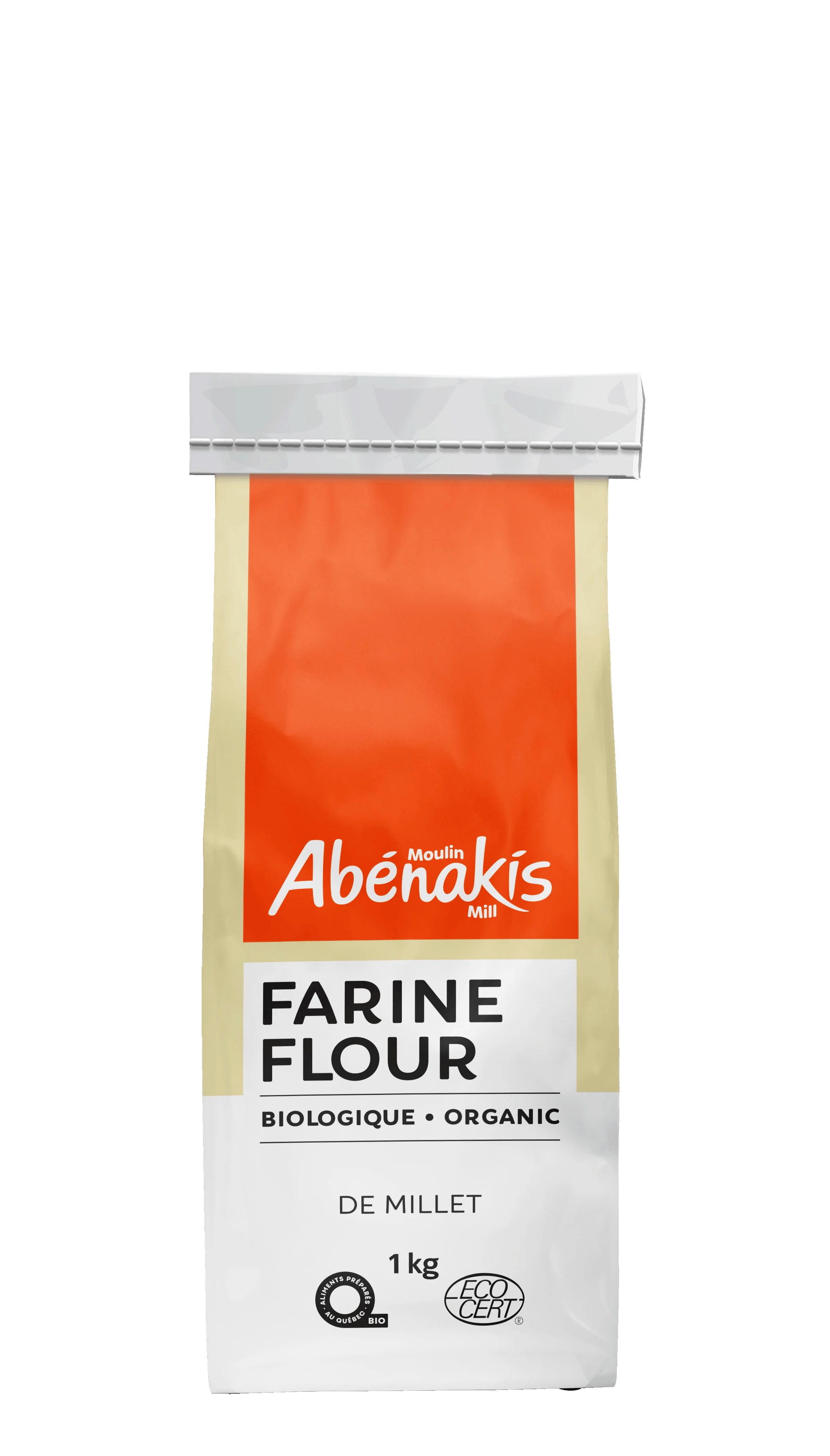 MOULIN AUX ABÉNAKIS Épicerie Farine de millet biologique 1kg