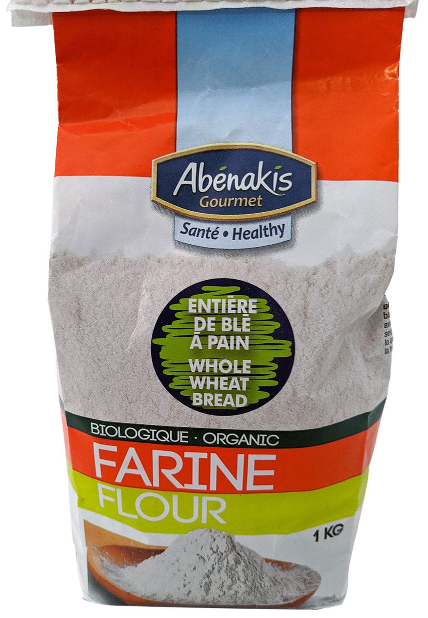 MOULIN AUX ABÉNAKIS Épicerie Farine entière de blé entier biologique 1kg