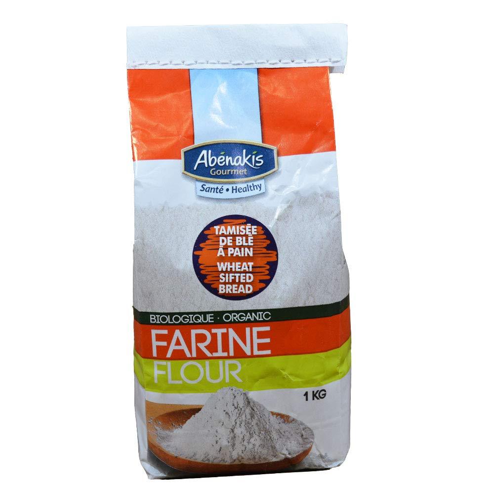 MOULIN AUX ABÉNAKIS Épicerie Farine tamisée de blé à pain biologique 1kg
