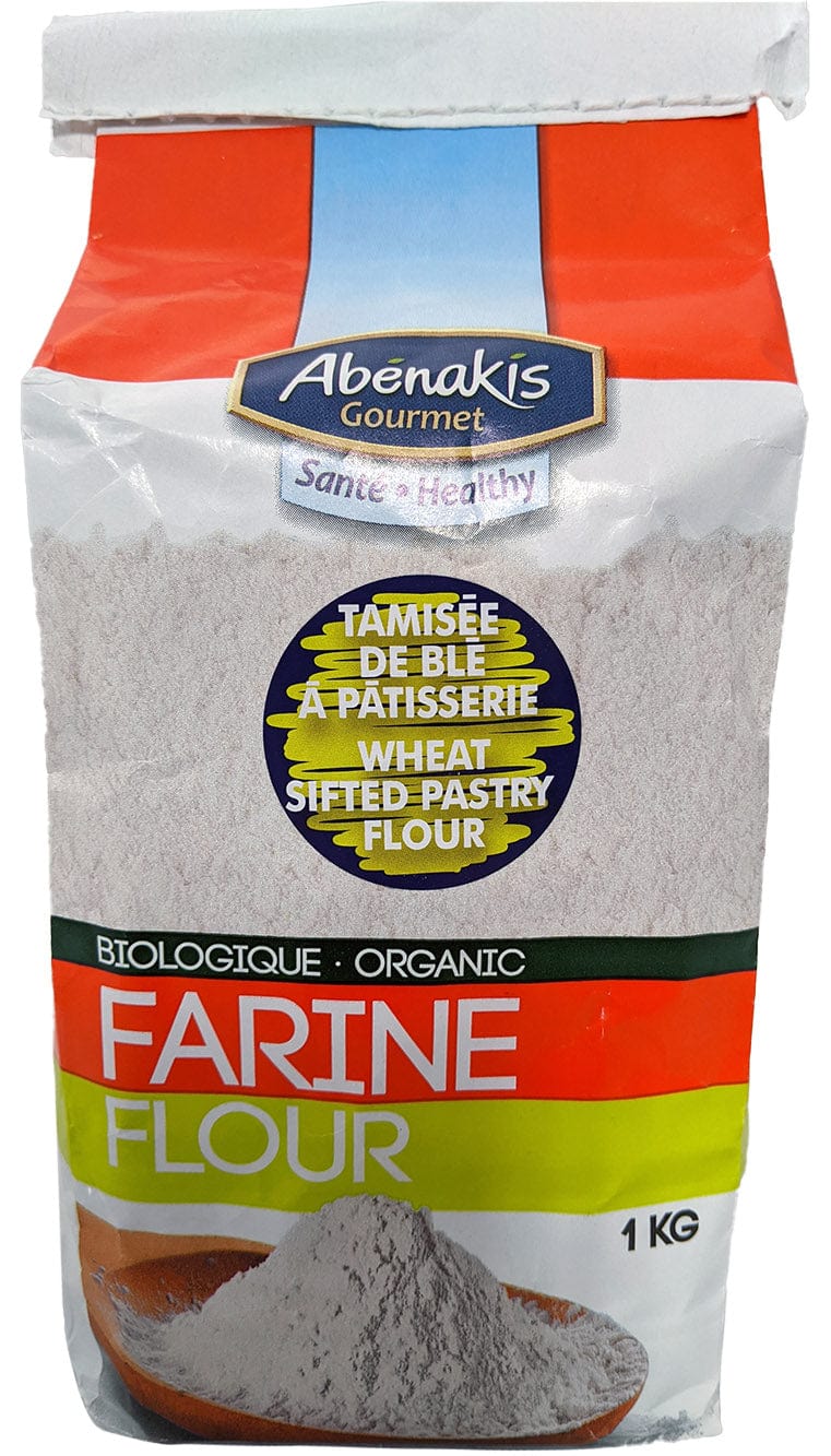 MOULIN AUX ABÉNAKIS Épicerie Farine tamisée de blé à pâtisserie biologique 1kg