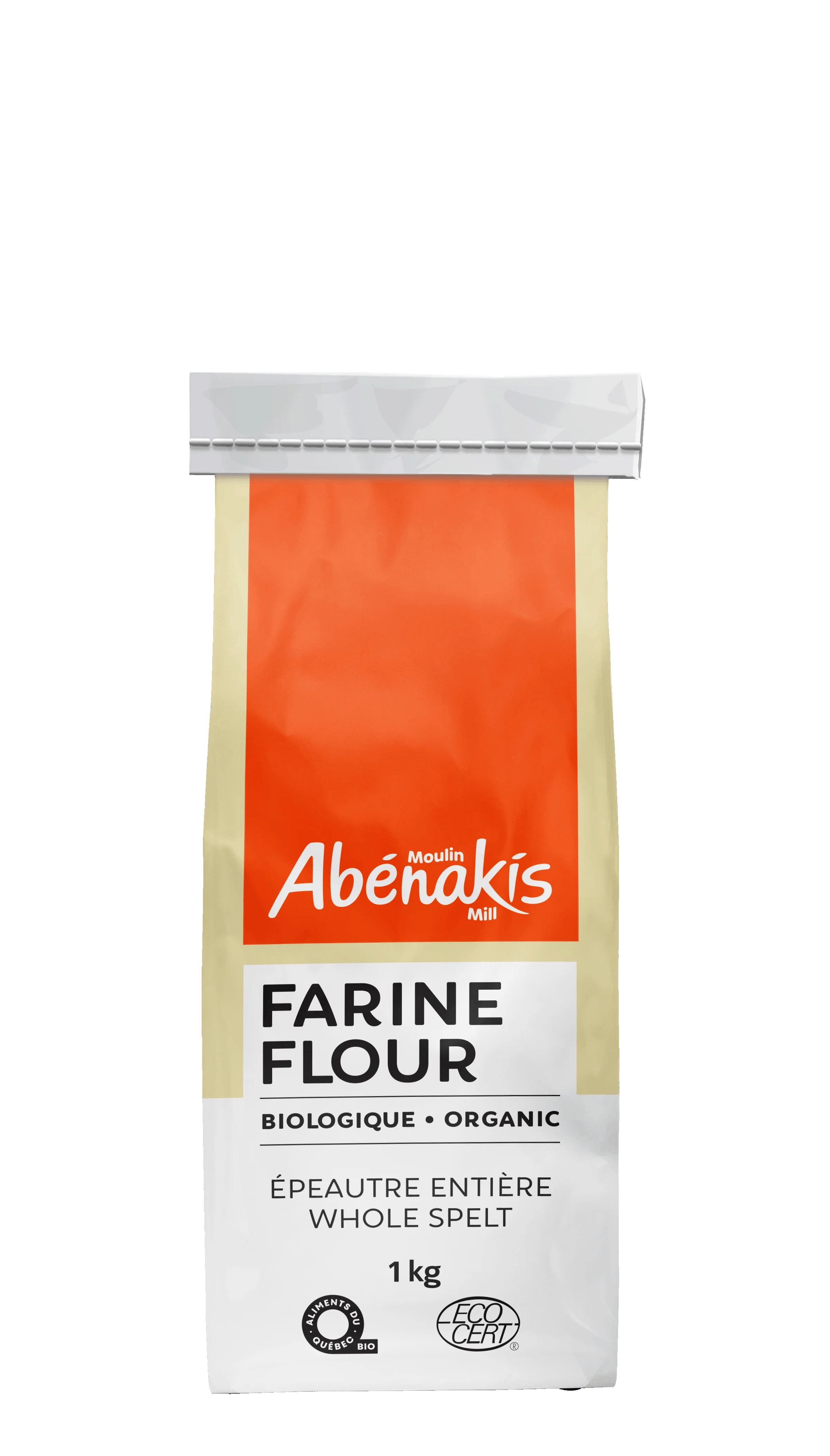 MOULIN AUX ABÉNAKIS Épicerie Farine tamisée de blé à pâtisserie biologique 2kg