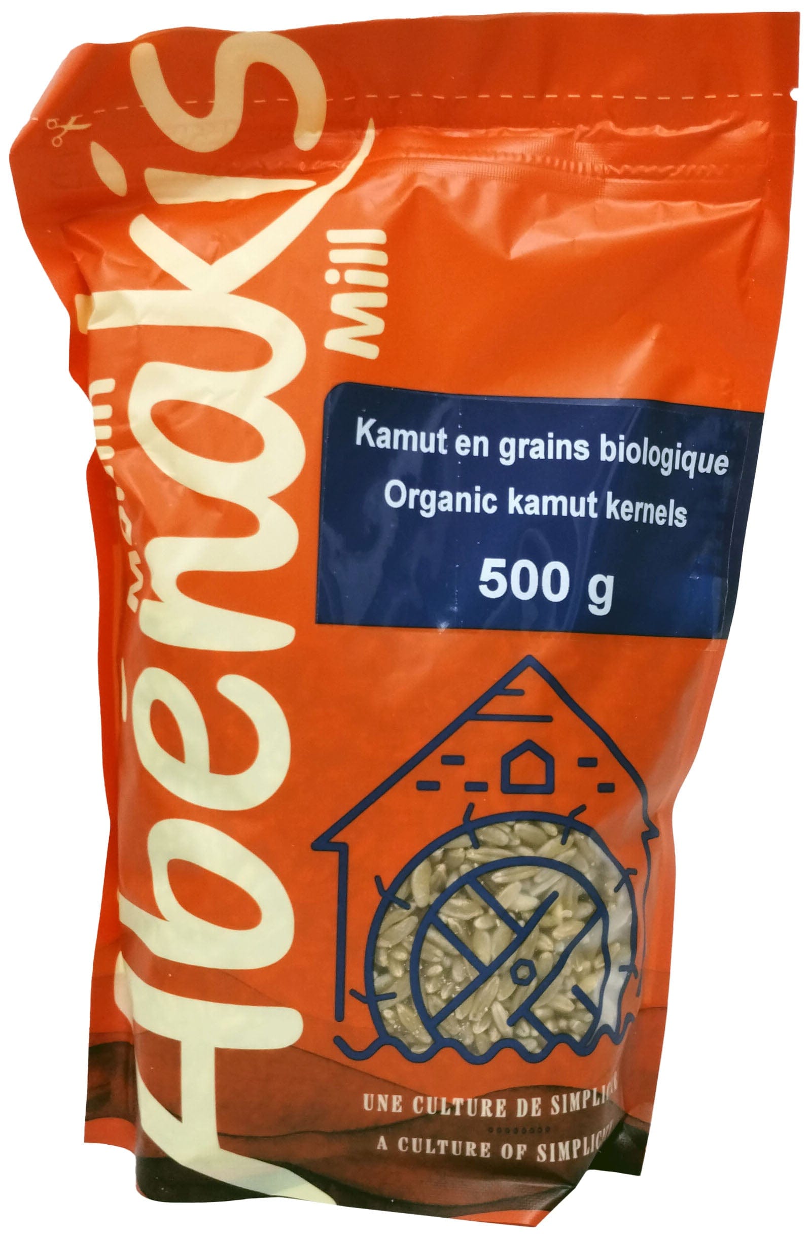 MOULIN AUX ABÉNAKIS Épicerie Kamut grain bio 500g