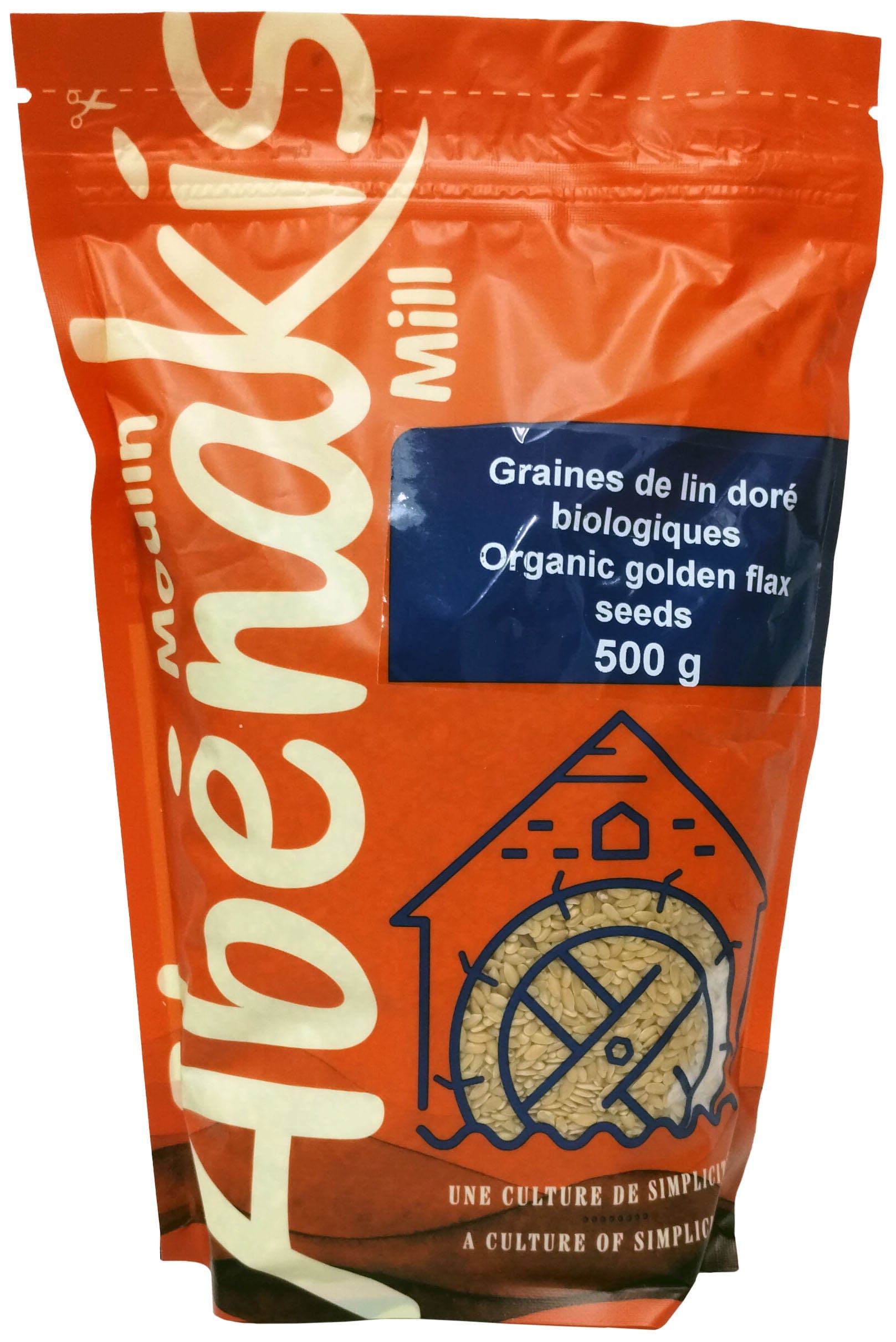 MOULIN AUX ABÉNAKIS Épicerie Lin doré bio 500g