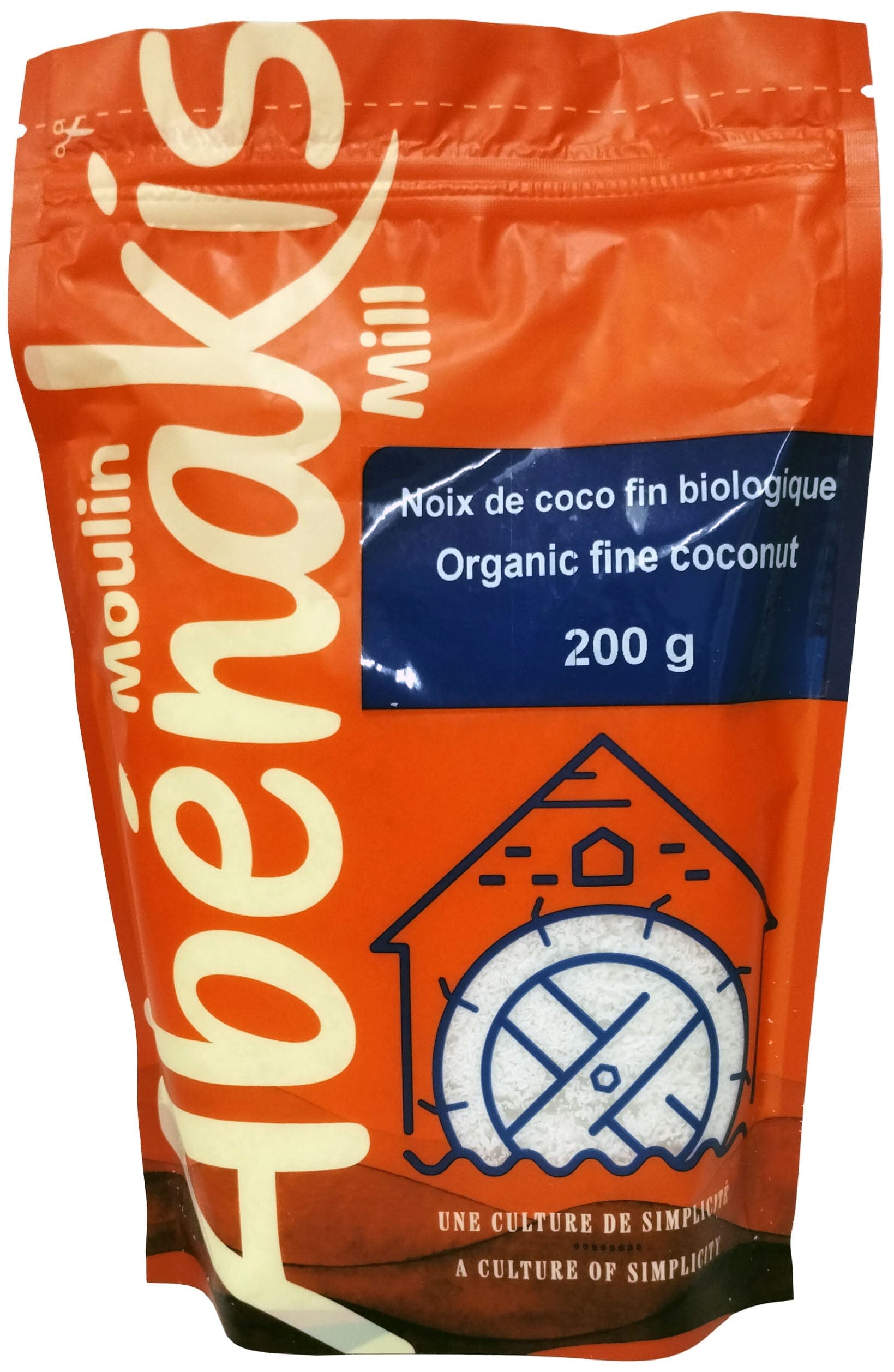 MOULIN AUX ABÉNAKIS Épicerie Noix coco bio 200g