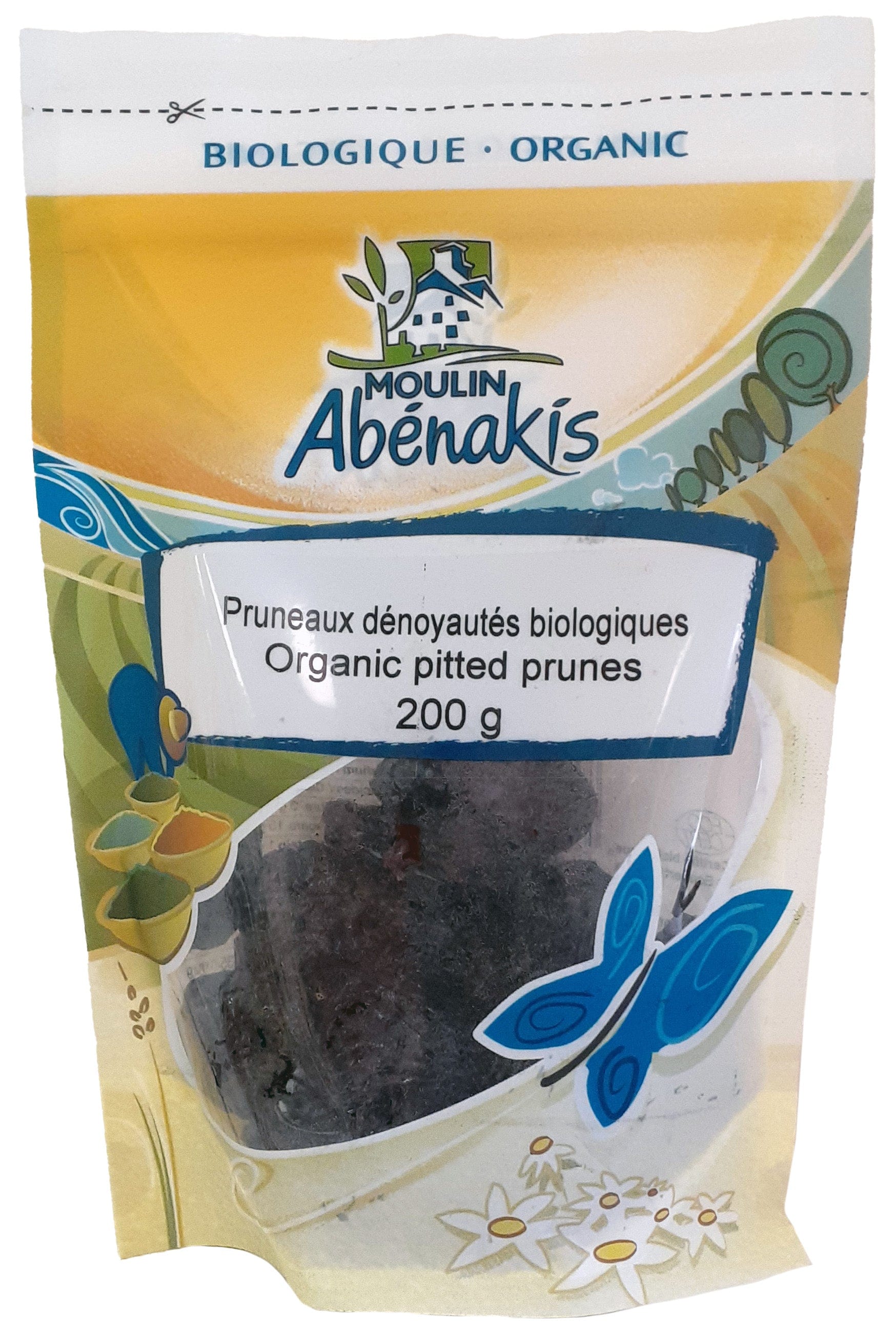 MOULIN AUX ABÉNAKIS Épicerie Pruneaux dénoyautés bio 200g