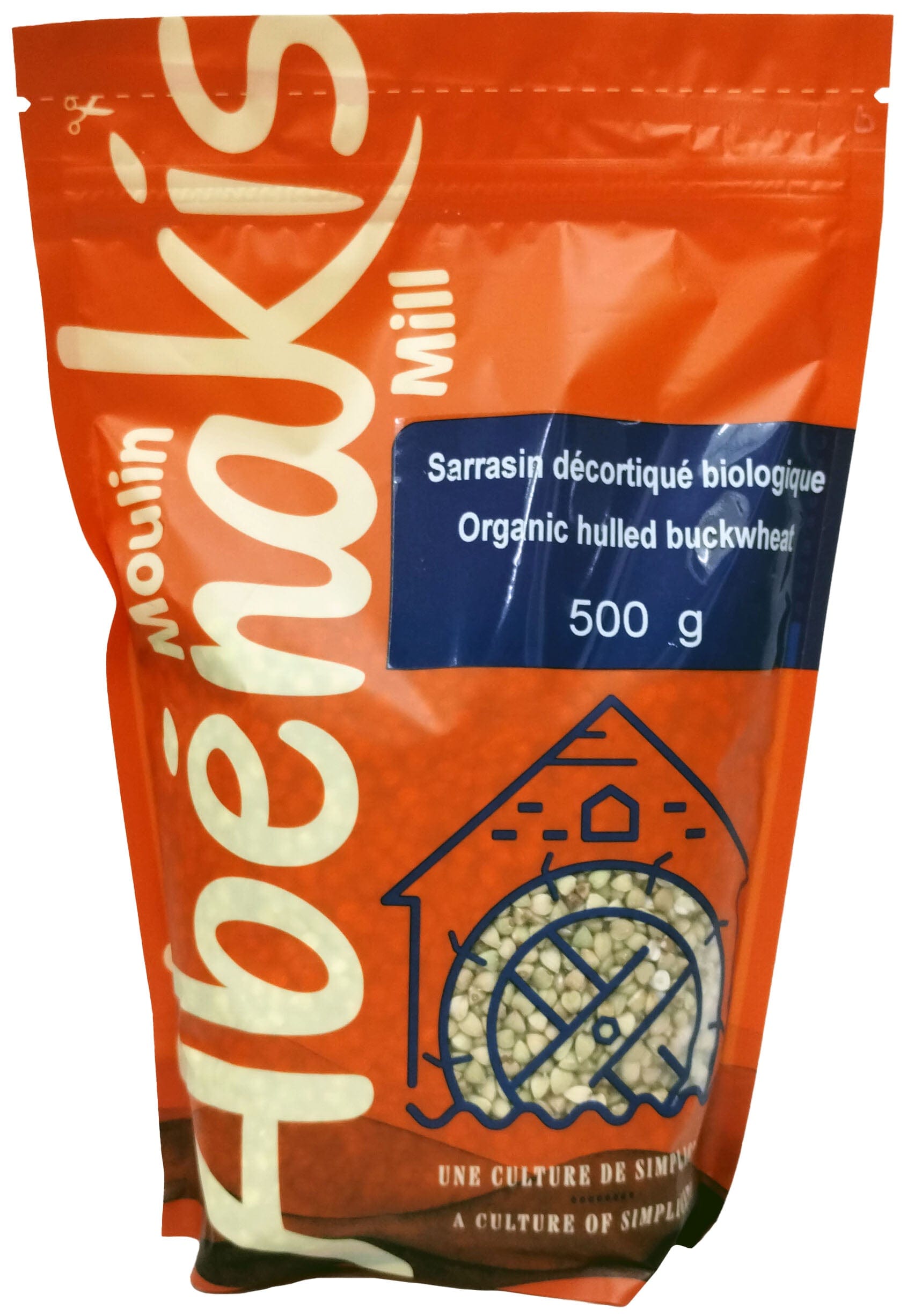 MOULIN AUX ABÉNAKIS Épicerie Sarrasin blanc bio 500g