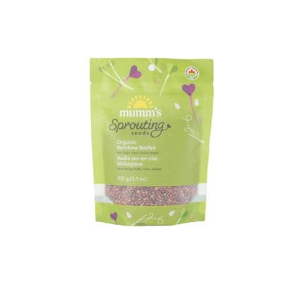 MUMM'S Épicerie Mélane radis arc-en-ciel ( radis daikon, rouge, rose de Chine) bio 100g pour germination