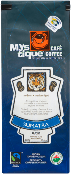 MYSTIQUE Épicerie Café sumatra bio filtre 300g