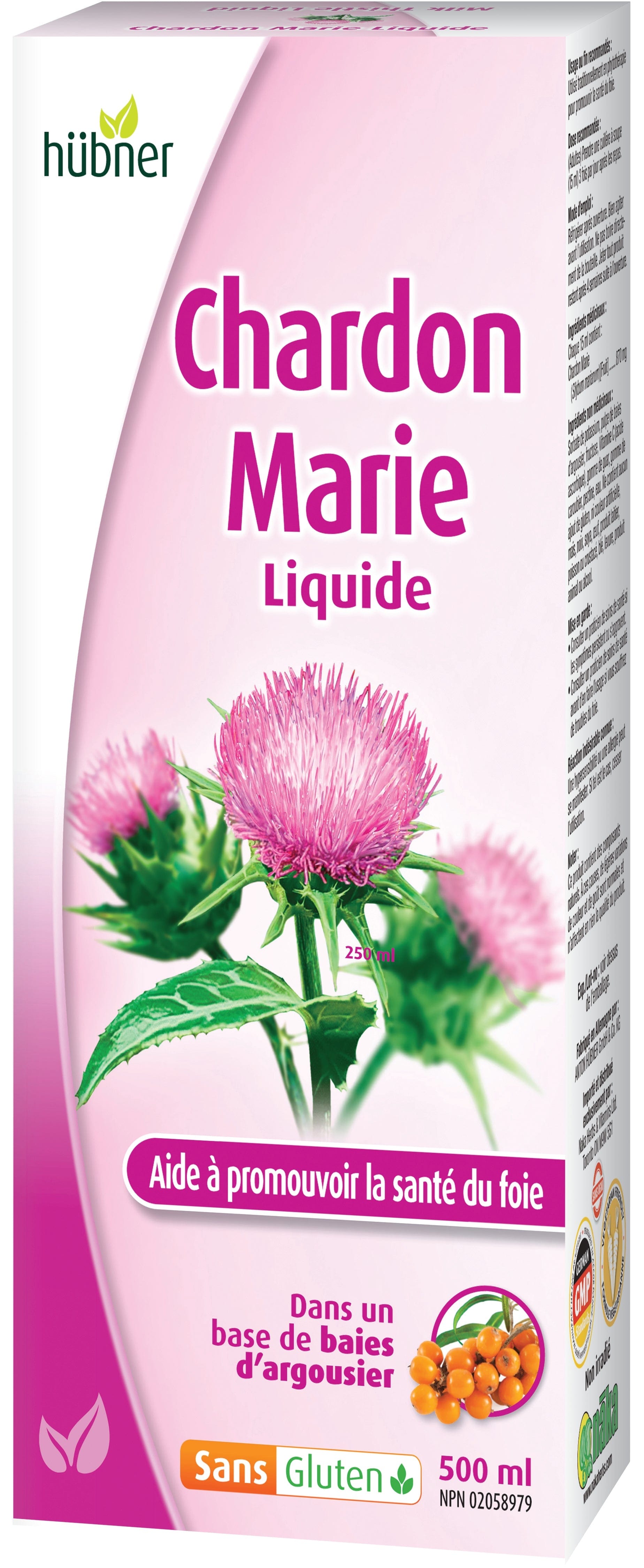 NAKA Suppléments Chardon-marie (Mariendistel) 500ml