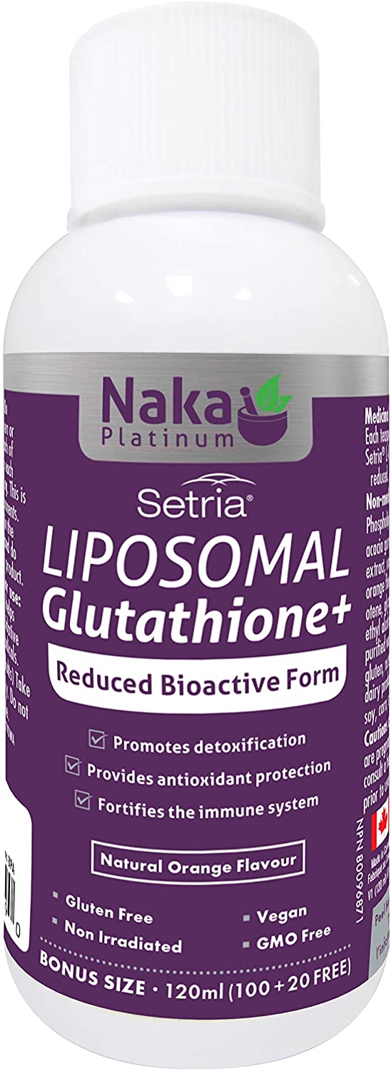 NAKA Suppléments Glutathion liposomal   Bonus 100+20ml