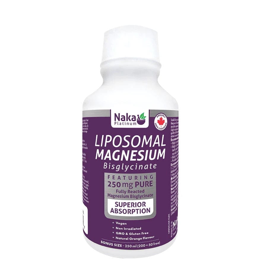 NAKA Suppléments Liposomal diglycinate de magnésium   Bonus 200ml+50ml