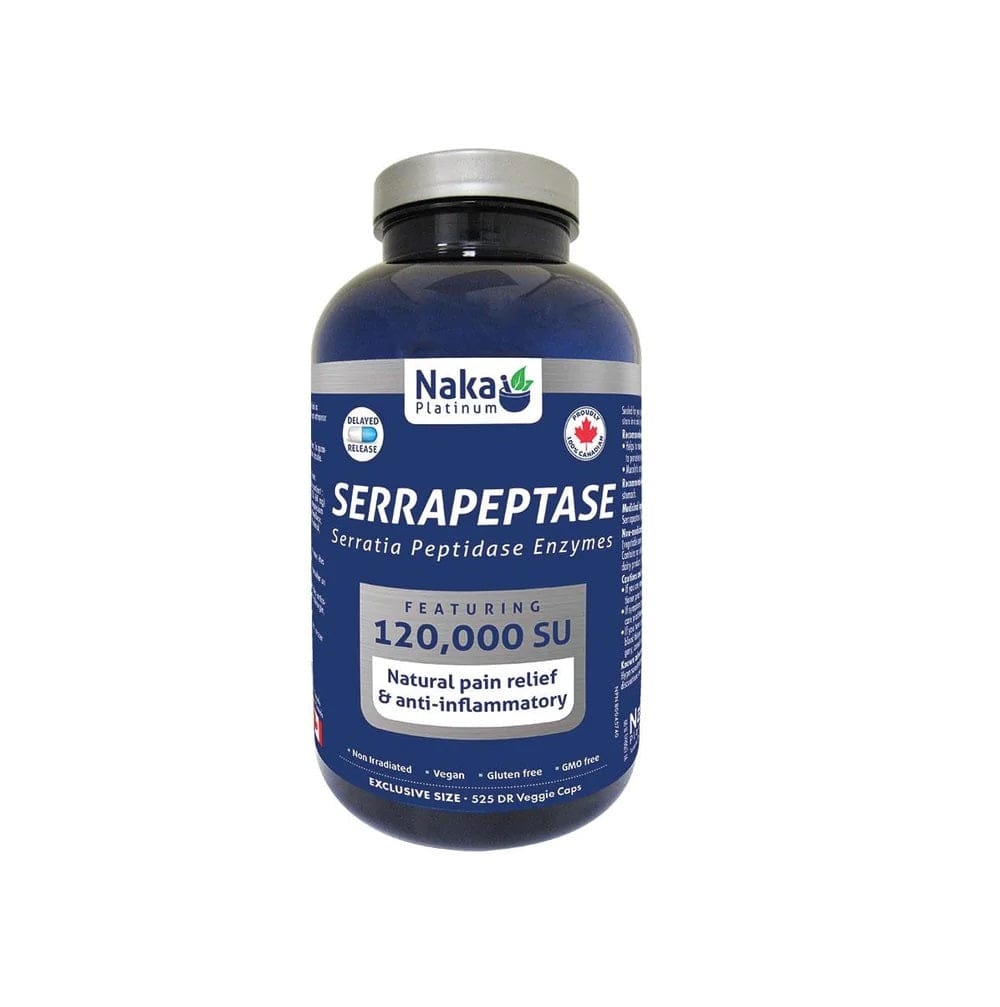 NAKA Suppléments Serrapeptase (120 000ui)  525vcaps