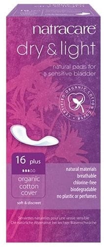 NATRACARE Soins & beauté Serviette légère pour incontinence (absorption plus) 16un