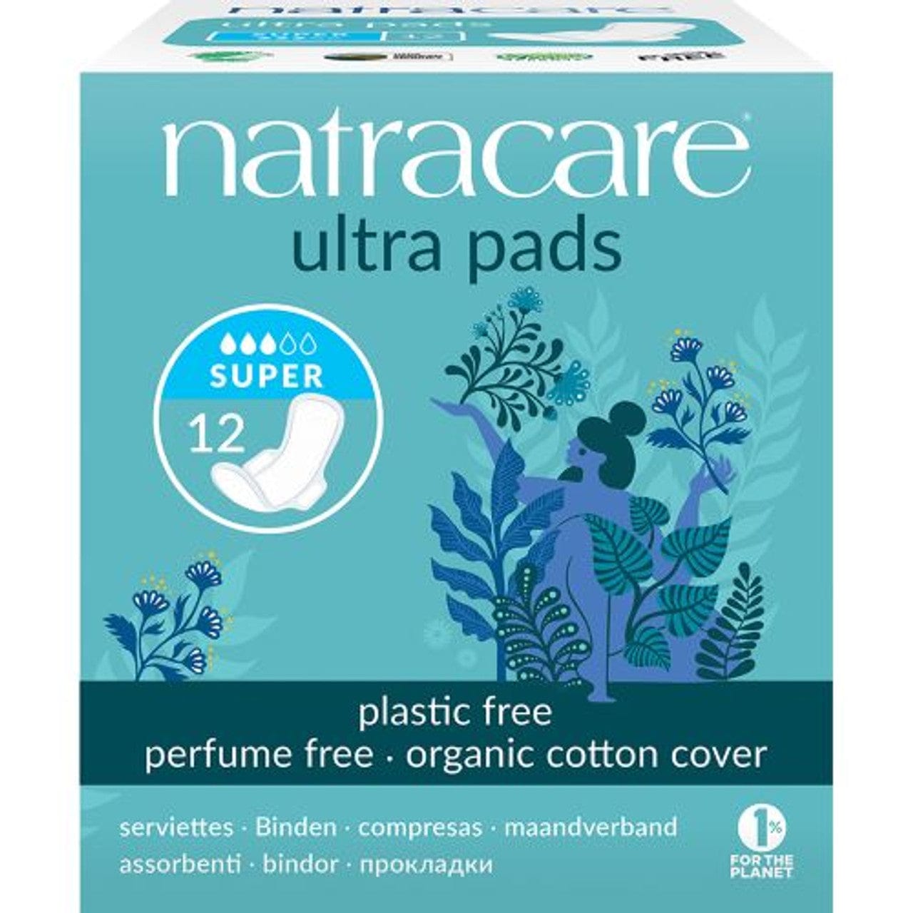 NATRACARE Soins & beauté Serviette ultra avec ailes 14un