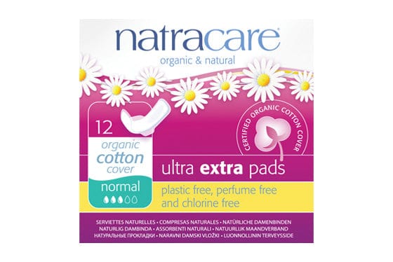 NATRACARE Soins & beauté Serviette ultra extra régulière avec ailes 12un