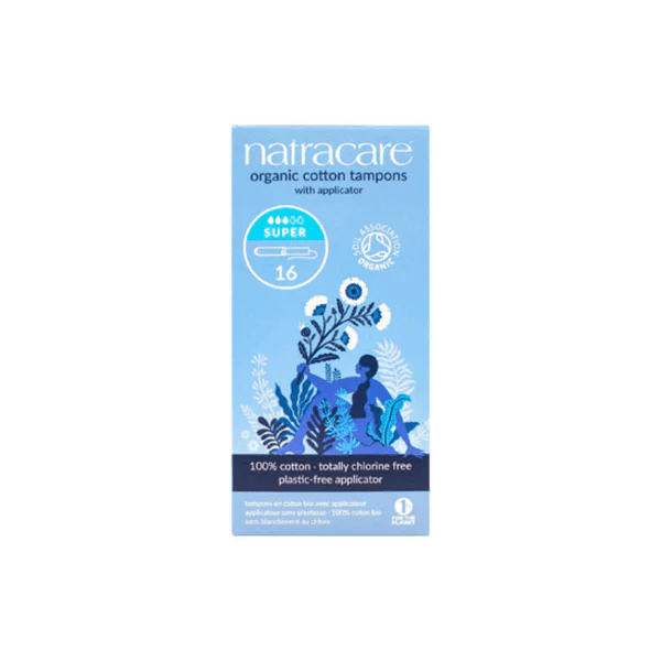 NATRACARE Soins & beauté Tampon super +applicateur bio 16un