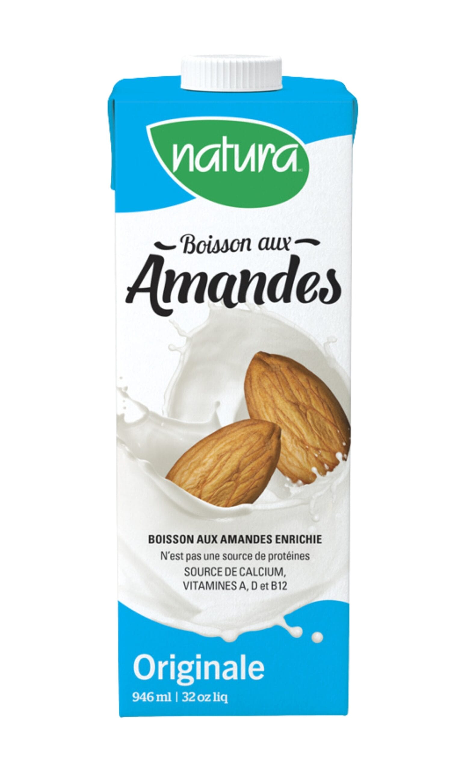 NATURA Épicerie Boisson amande originale 946ml