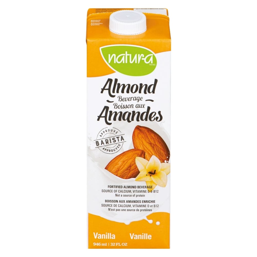 NATURA Épicerie Boisson amande vanille 946ml
DATE DE PÉREMPTION : 7 DÉCEMBRE 2025