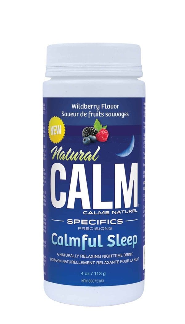 NATURAL CALM CANADA Suppléments Calmful sleep (fruits rouges) 113g