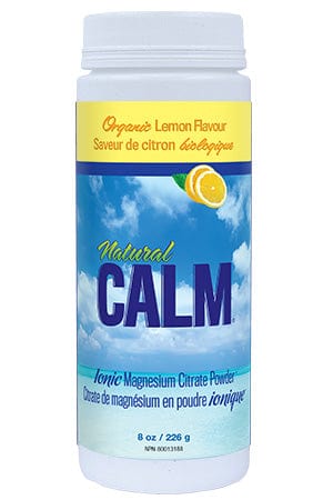NATURAL CALM CANADA Suppléments Poudre citrate magnésium ionique (citron doux) 226g