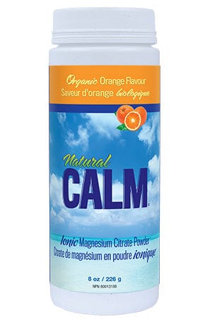 NATURAL CALM CANADA Suppléments Poudre citrate magnésium ionique (orange) 226g